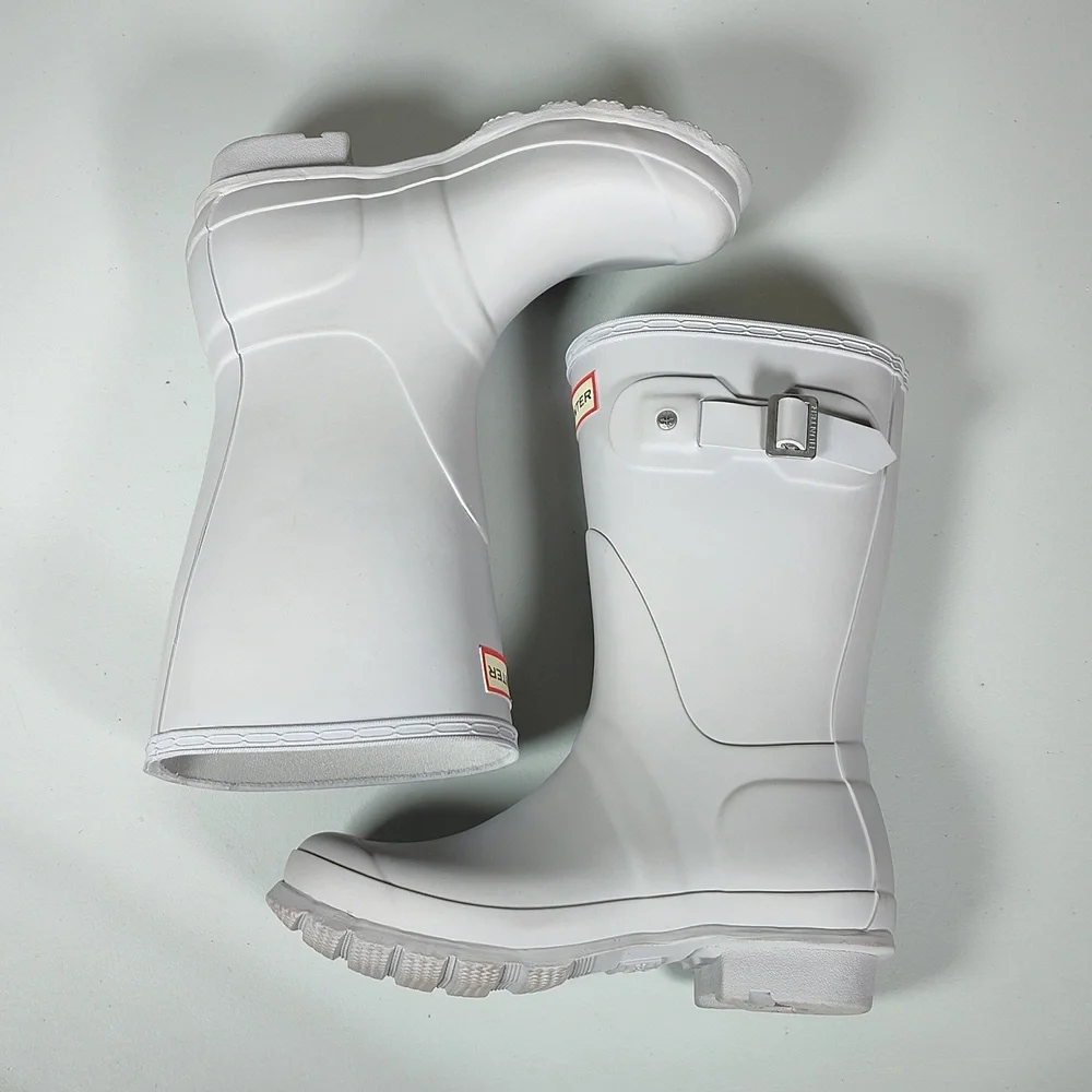 Hunter Women's Original Short Rain Boots in Gray‎ 5